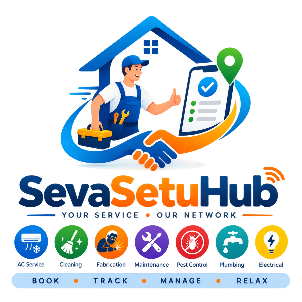 SevaSetuHub On-Demand Services Banner